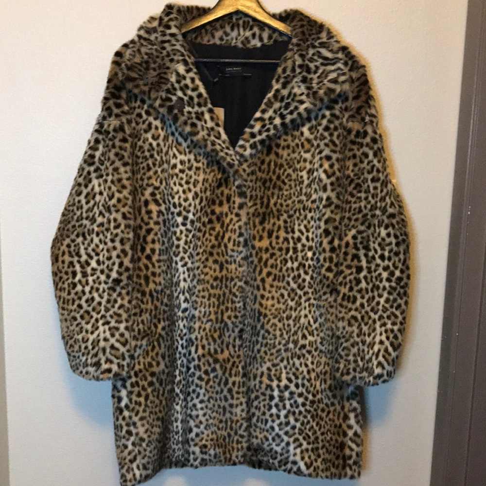Zara Leopard Coat